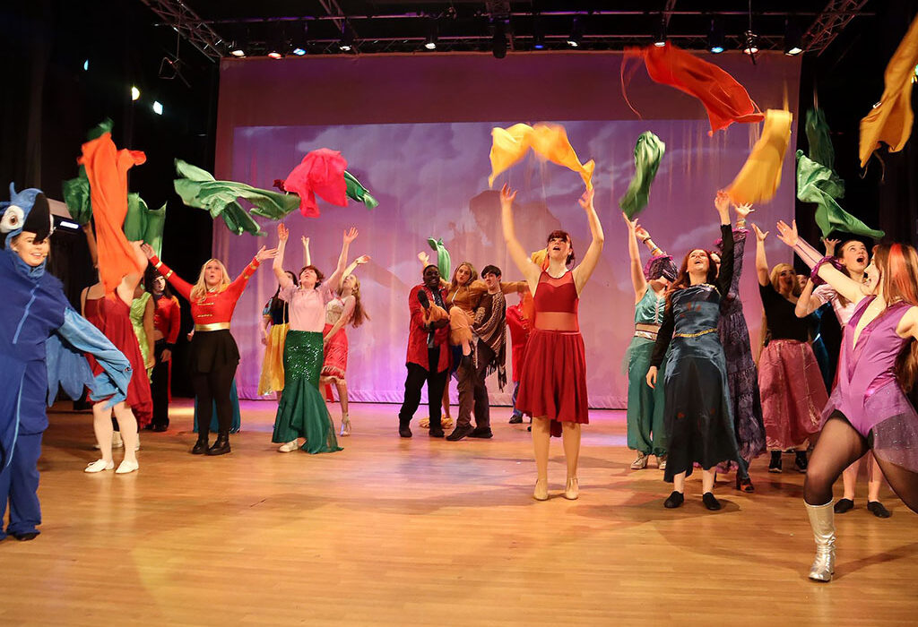 Enrichment students enjoying performing at the Disney Showcase