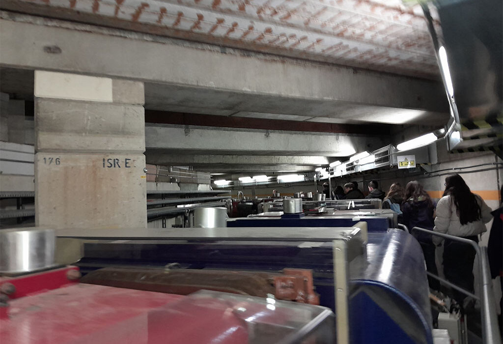 Photograph of students at CERN