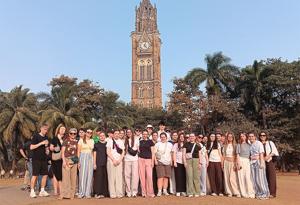 Group photograph taken in India